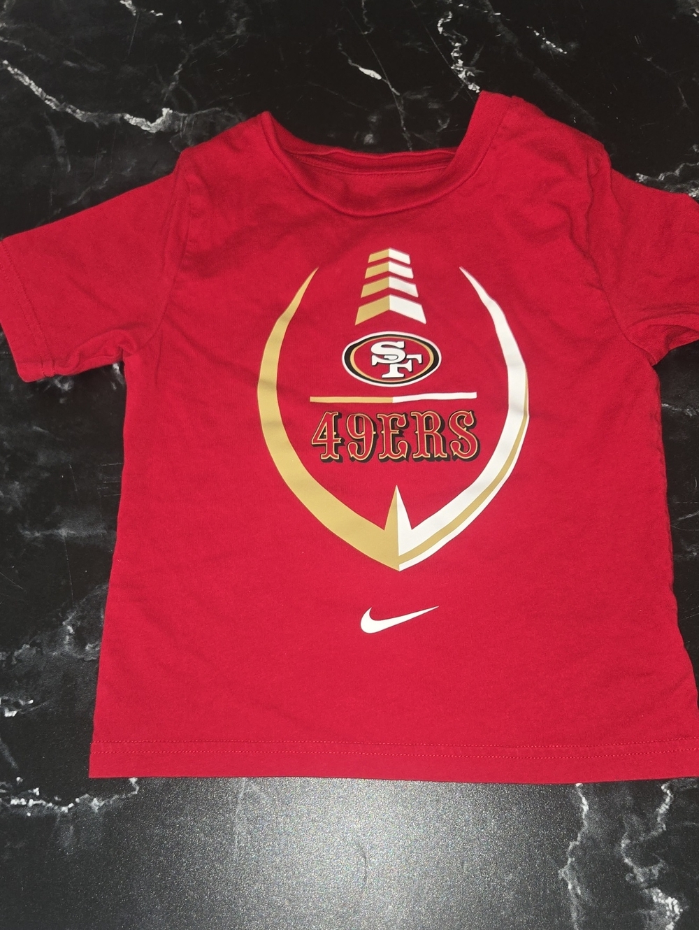 Nike Kids' San Francisco 49ers Red Graphic Tee